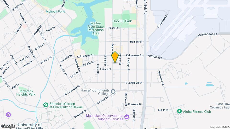 879 Manono St, Unit A Map and Location Details