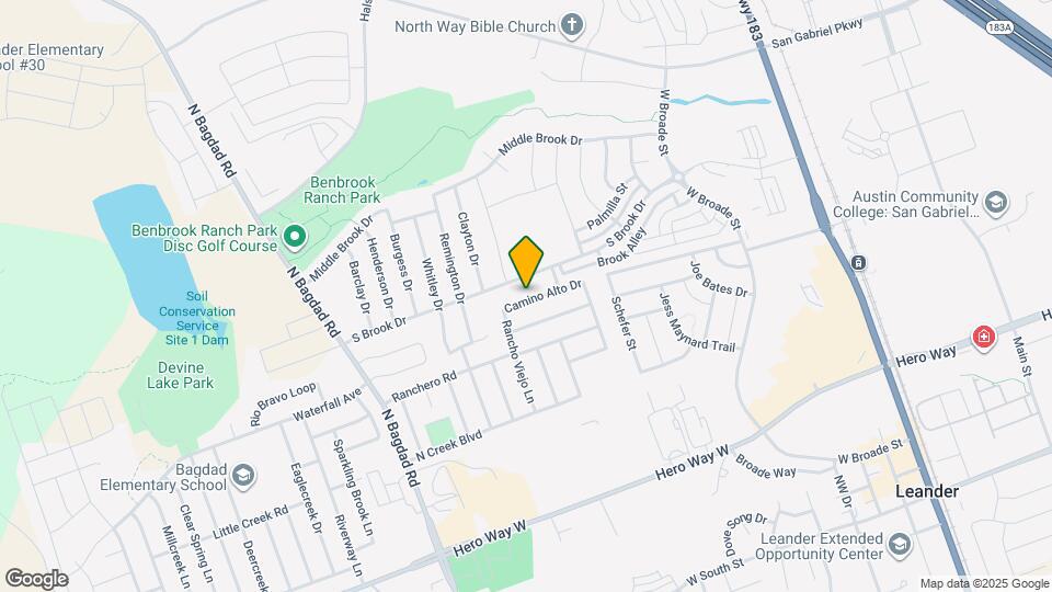 713 Camino Alto Dr Map and Location Details