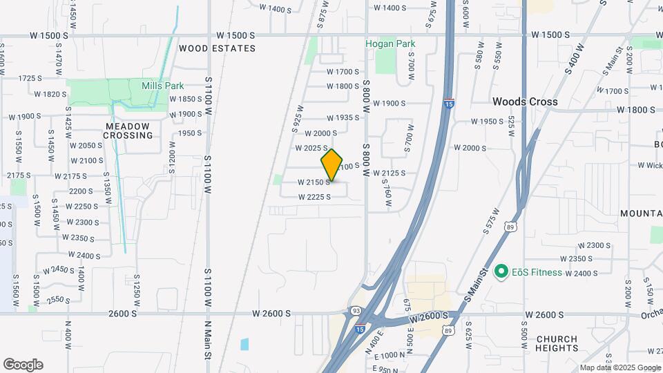 863 W 2150 S Map and Location Details