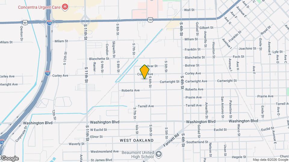 3130 Cartwright St Map and Location Details