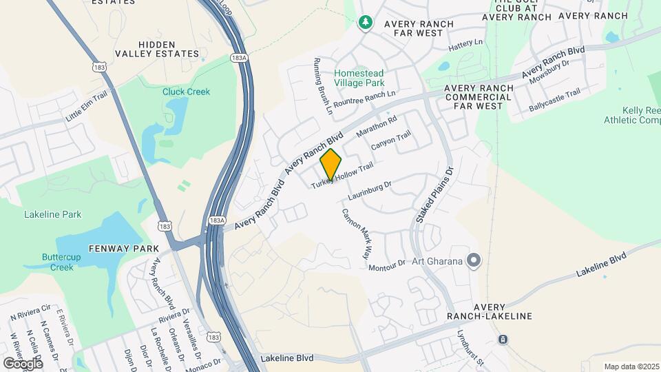 13813 Turkey Hollow Trail Map and Location Details