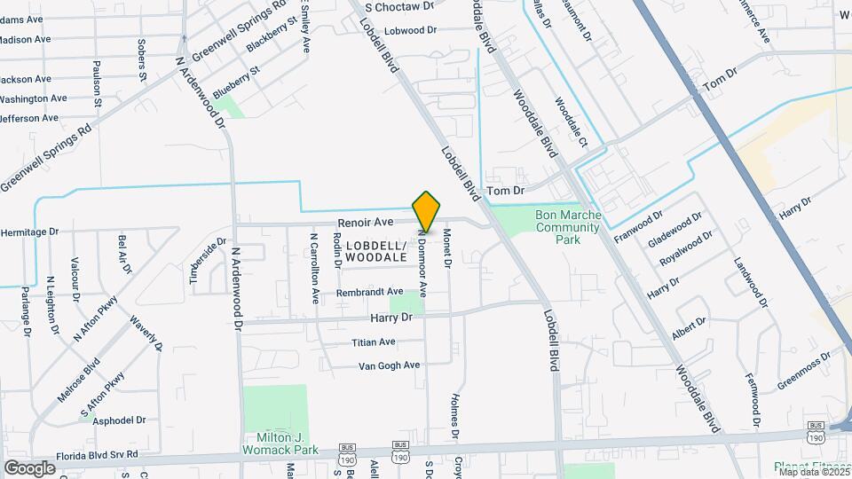 1132 N Donmoor Ave Mapa y Detalles de la Ubicación