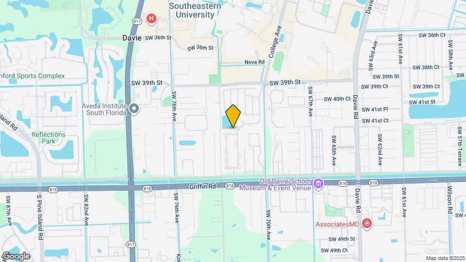 7215 SW 42nd Ct Map and Location Details