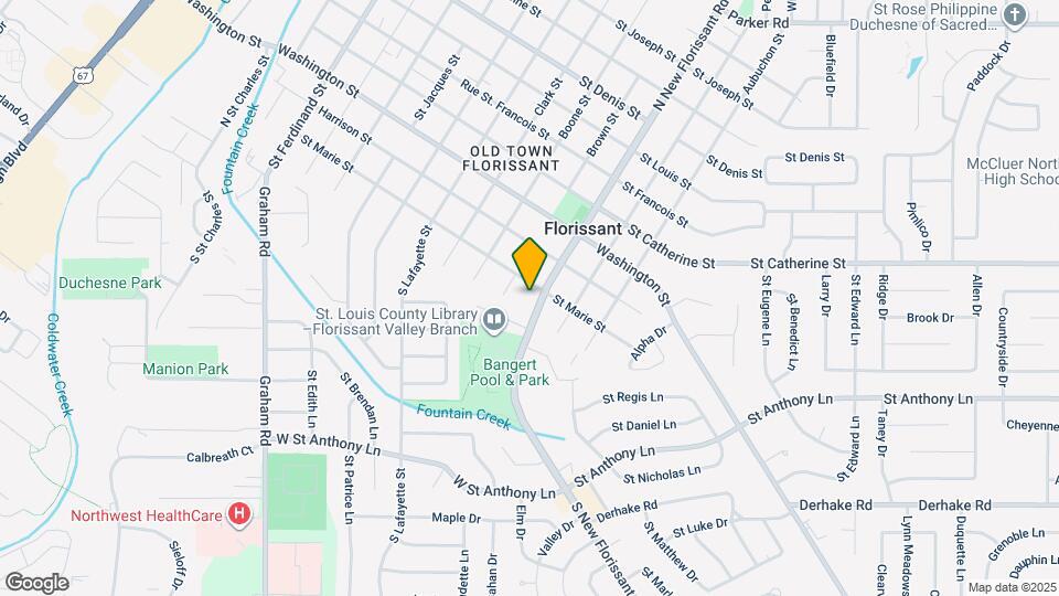 145 N New Florissant Rd Map and Location Details