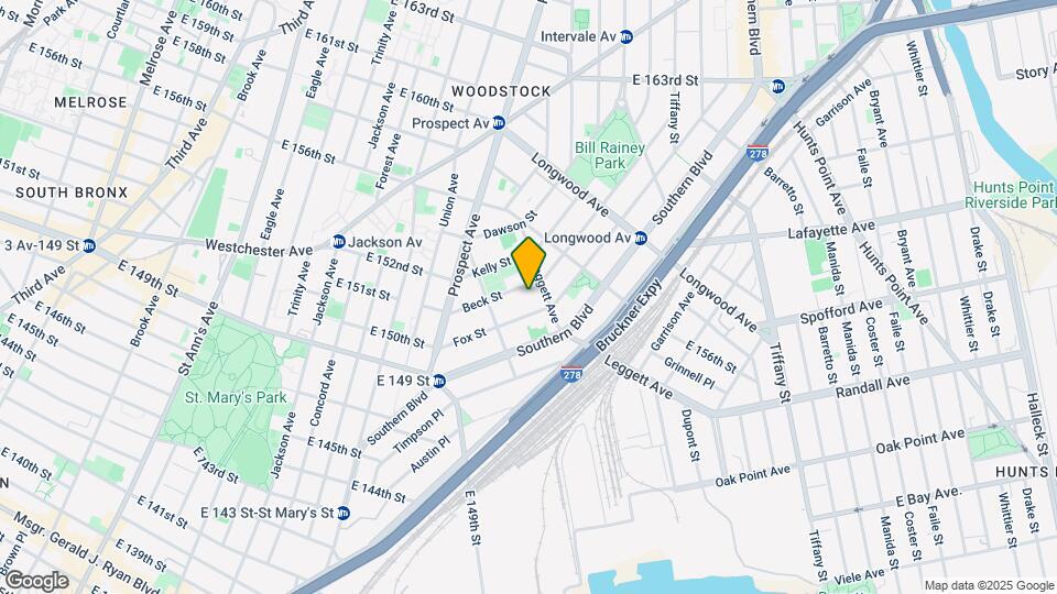 Beck Street Rehab Mapa y Detalles de la Ubicación
