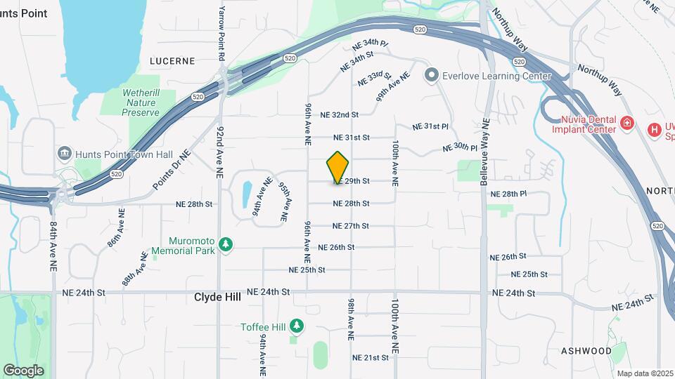 9641 NE 29th St Map and Location Details
