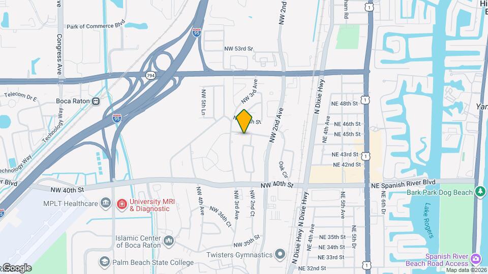 264 NW 45th St Map and Location Details