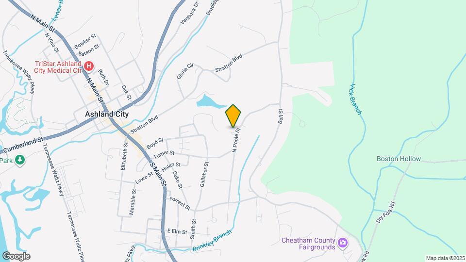 132 N Poole St Map and Location Details