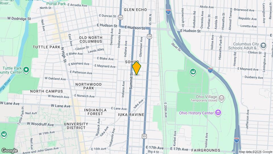 372 E Oakland Ave, Unit 372 Map and Location Details