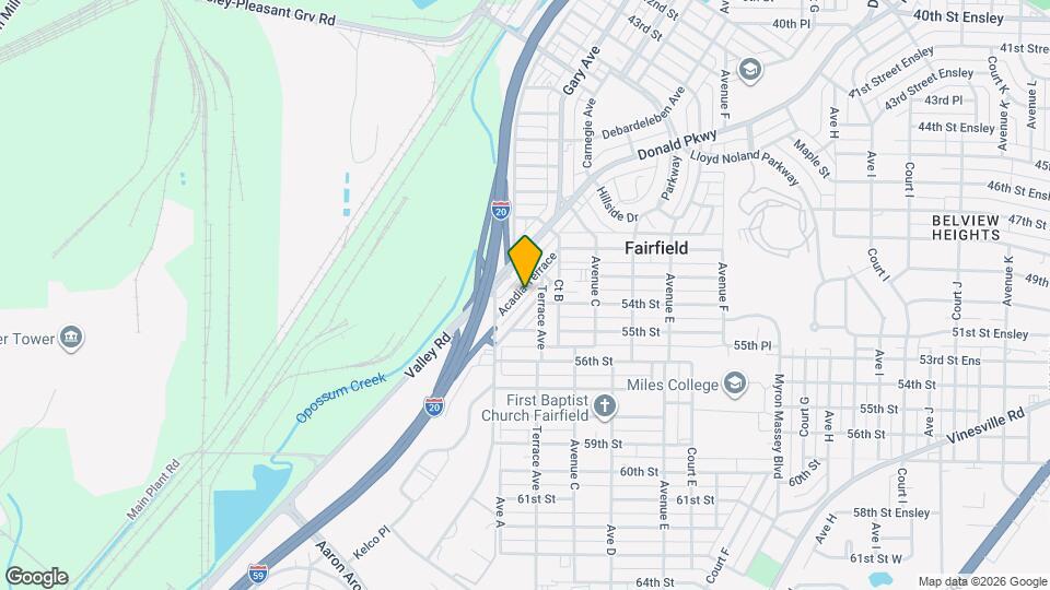 5309 Acadia Terrace Map and Location Details