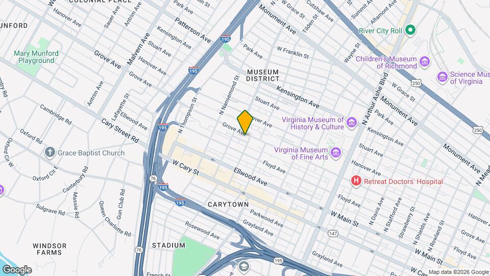 3307 Grove Ave Map and Location Details