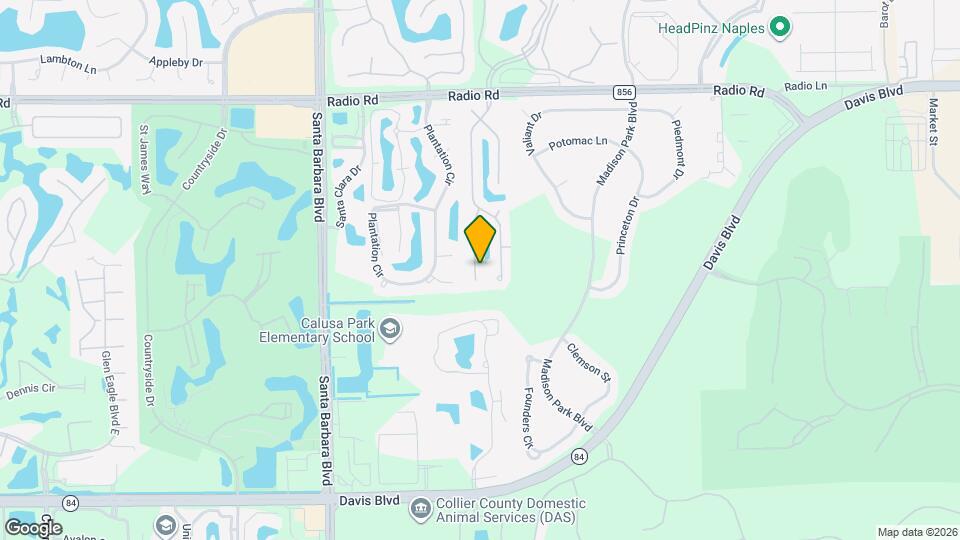 384 Pindo Palm Dr Mapa y Detalles de la Ubicación