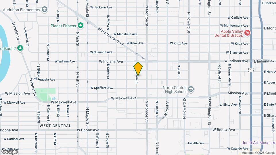 1028 W Augusta Ave Map and Location Details