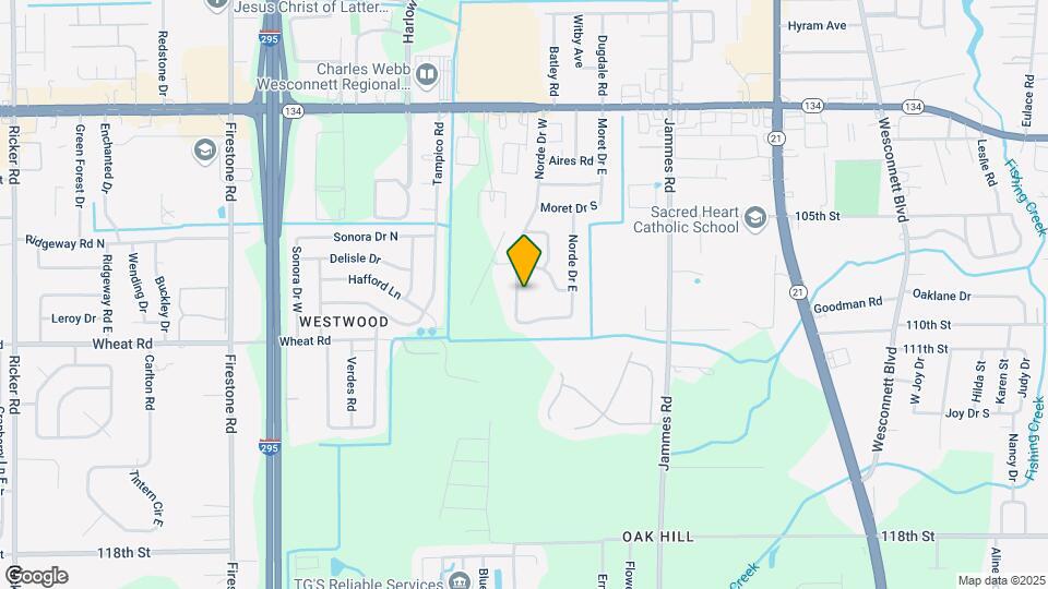5835 Norde Dr W Map and Location Details