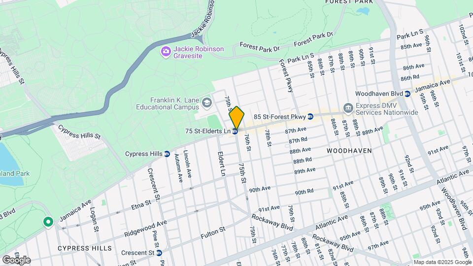 75-02 Jamaica Ave Map and Location Details