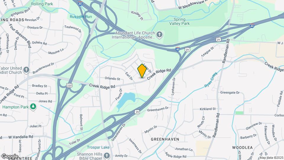 724 Creek Ridge Rd Map and Location Details