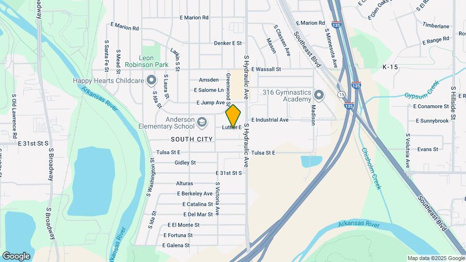 1535 Luther E Map and Location Details