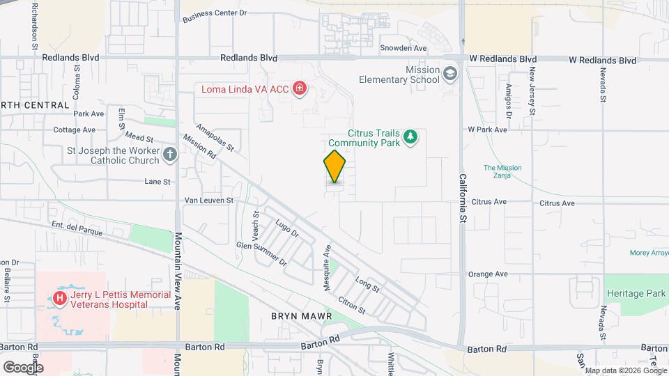 10865 Pala Bells St Map and Location Details