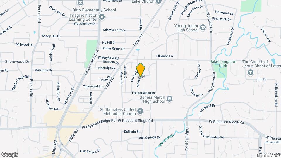 3701 Moselle Dr Map and Location Details