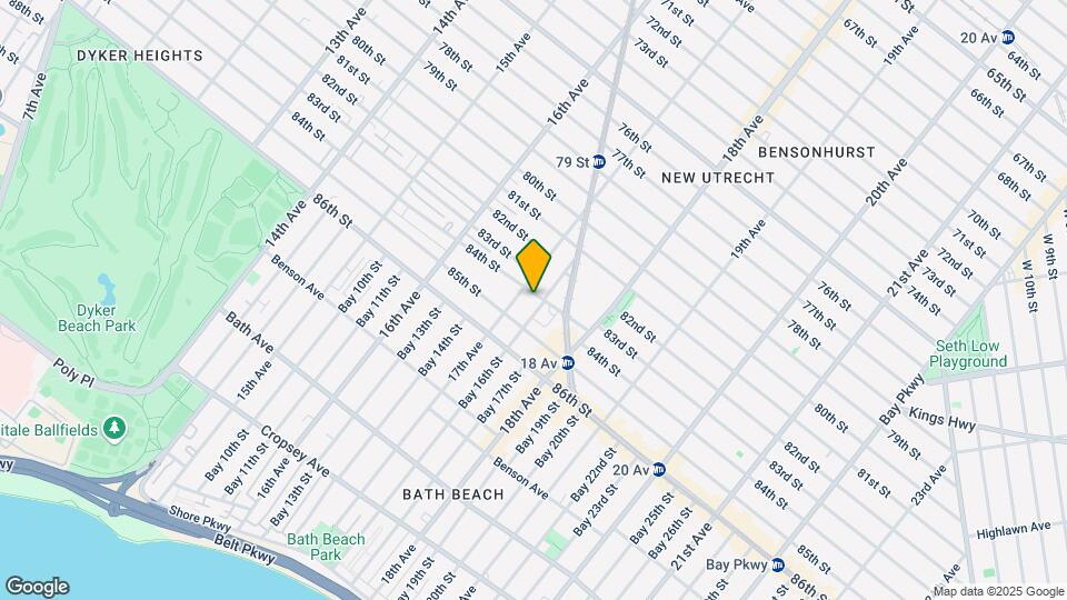 1722 84th St, Unit 103 Map and Location Details