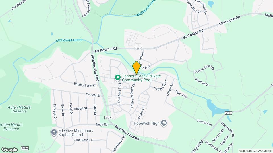 7033 Tanners Creek Dr Mapa y Detalles de la Ubicación