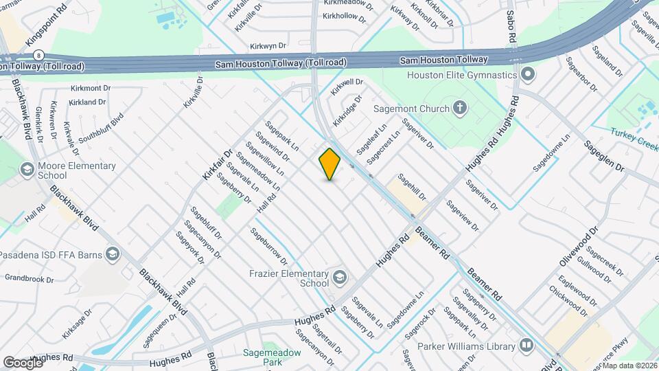 10902 Sagepark Ln Map and Location Details