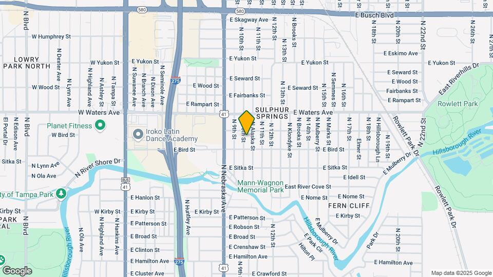 8211 N 10th St Map and Location Details