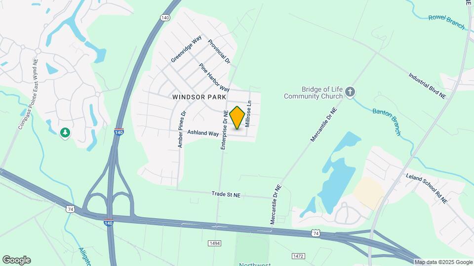 990 Ashland Way Mapa y Detalles de la Ubicación