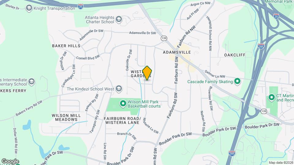 3919 Wisteria Ln SW Map and Location Details