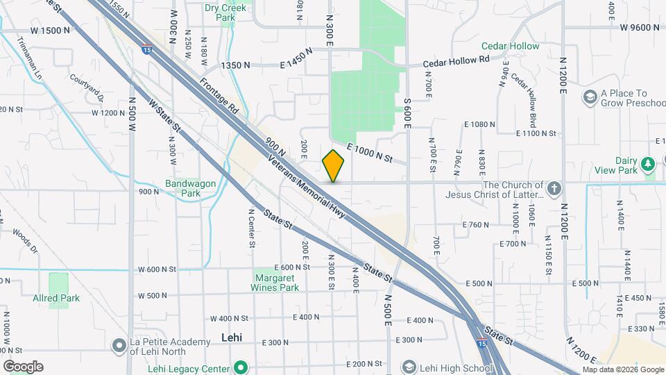 306 E 900 N Mapa y Detalles de la Ubicación