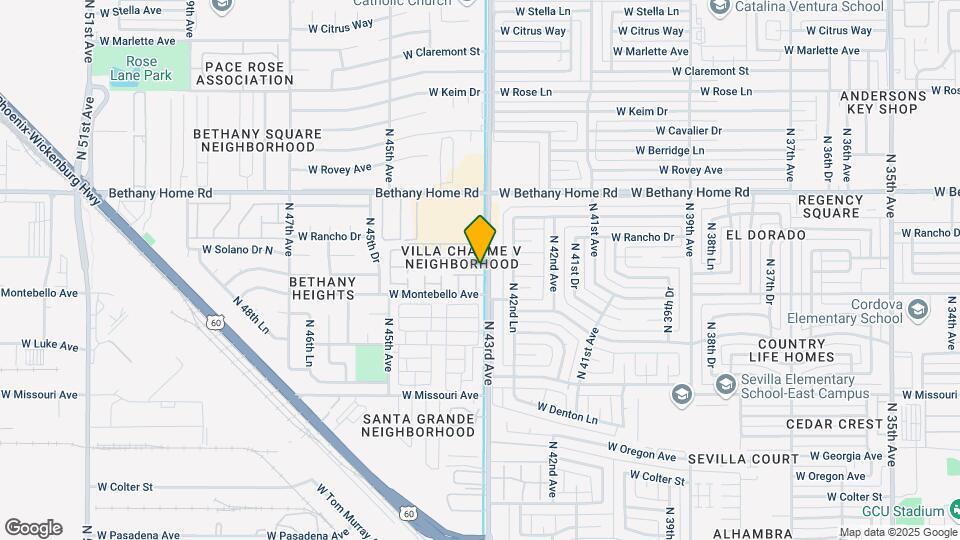 4304 W Solano Dr S Map and Location Details