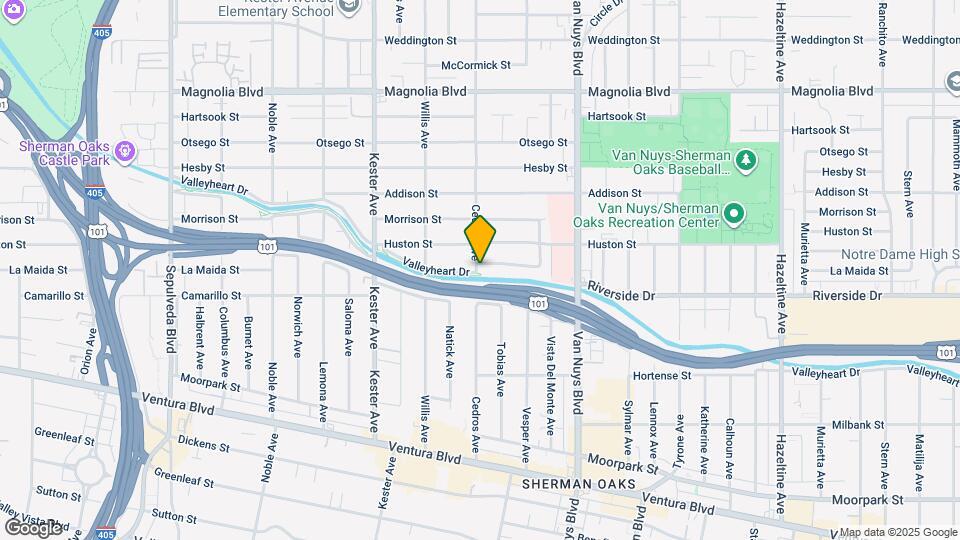 14656 La Maida St Map and Location Details