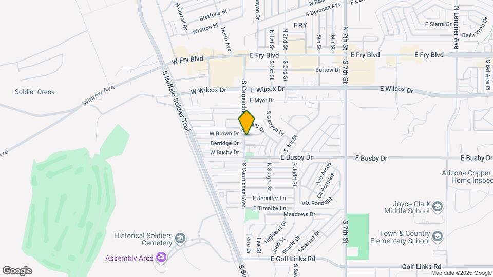 10 E Brown Dr Map and Location Details