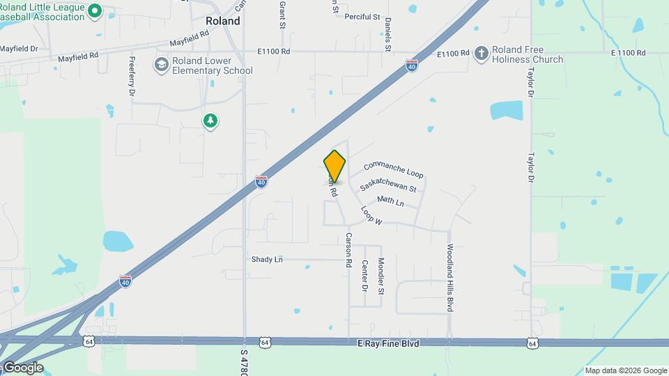 514 Carson Rd Map and Location Details