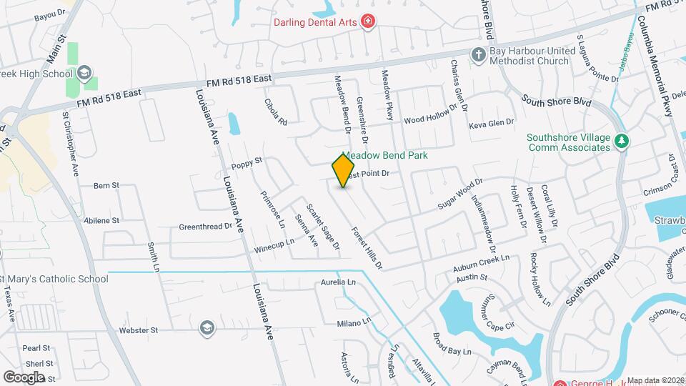 309 Meadow Wood Ct Map and Location Details