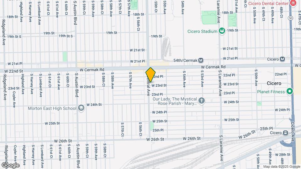 2245 S Central Ave Map and Location Details