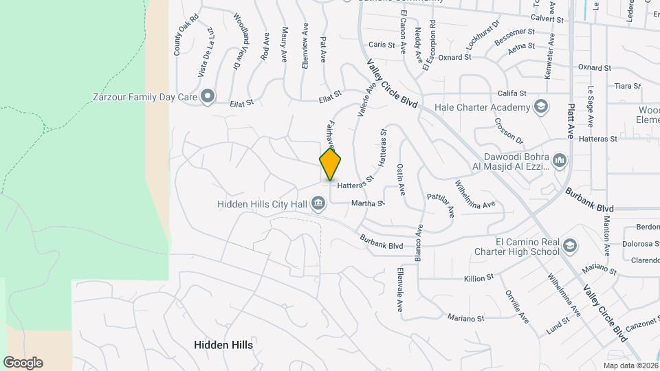 24507 Hatteras St Map and Location Details