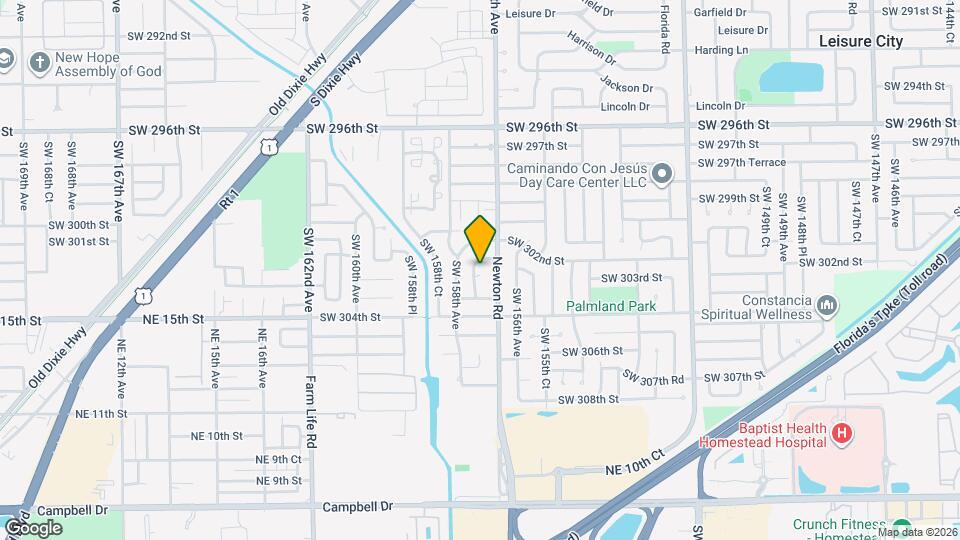 15761 SW 303rd St Map and Location Details