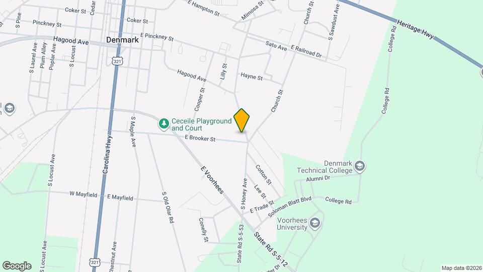 596 Fredrick St Map and Location Details