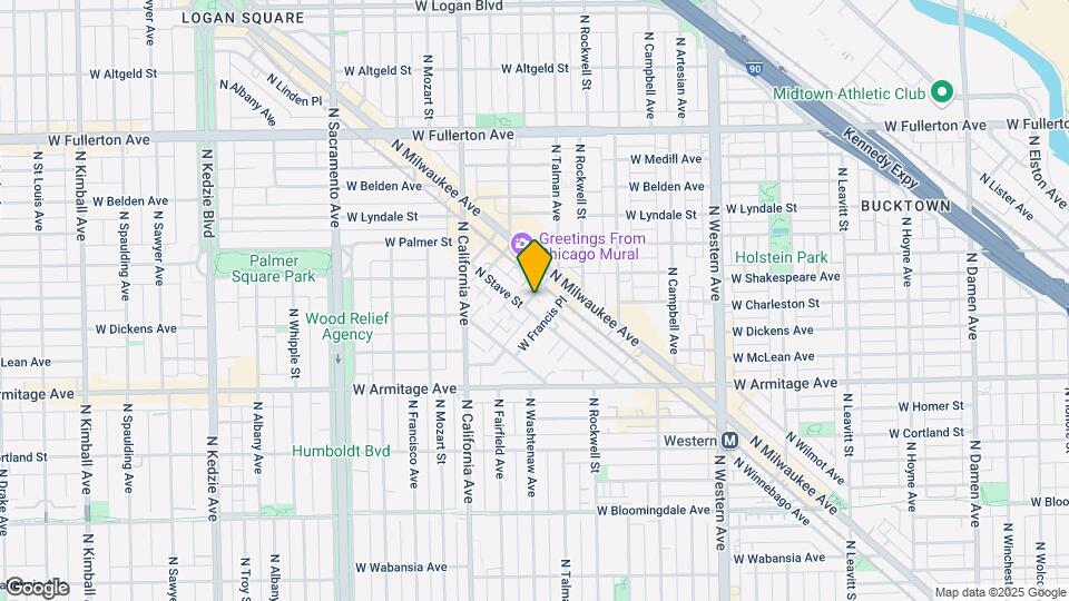 2119 N Stave St Map and Location Details