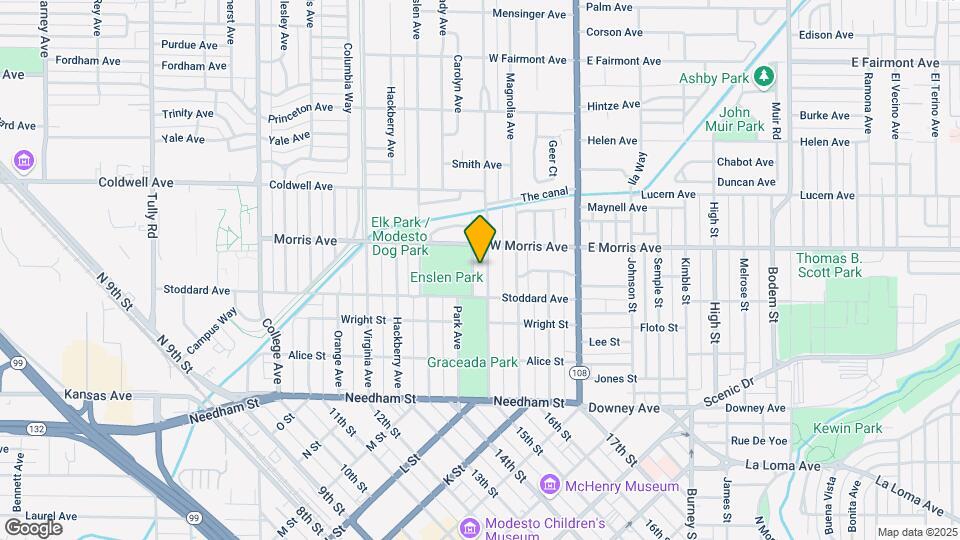 421 Sycamore Ave Map and Location Details