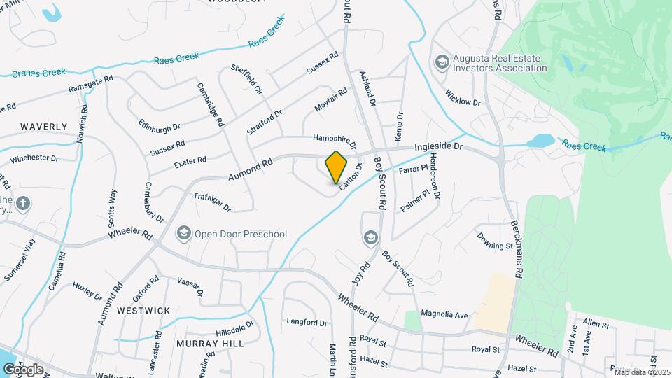 613 Westbury Dr Map and Location Details