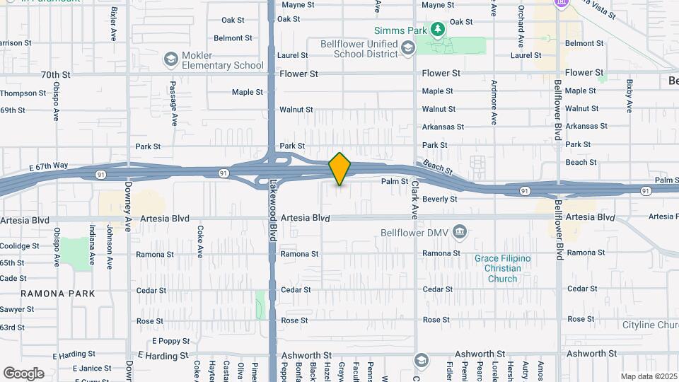 9128 Palm St Mapa y Detalles de la Ubicación