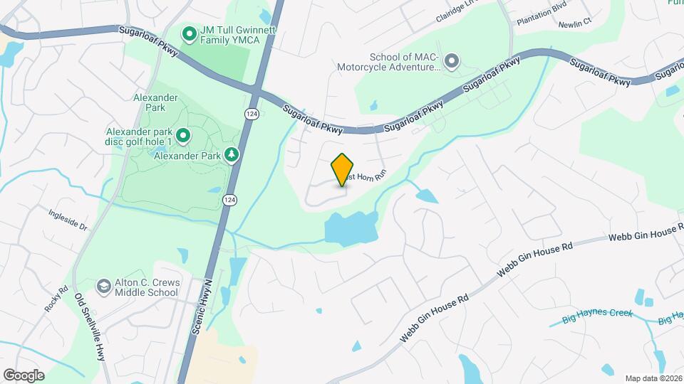 1105 Bridle Path Dr Map and Location Details