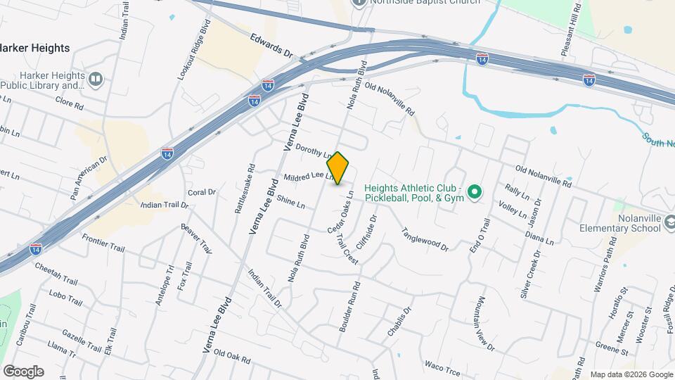 1201 Tanglewood Ct Map and Location Details