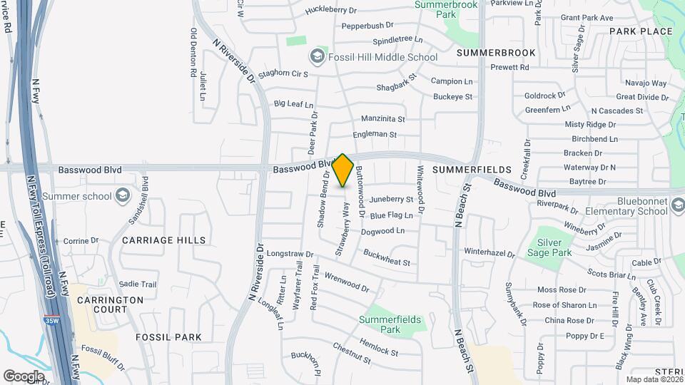 3917 Springside Dr Map and Location Details