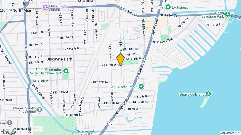 1371 NE 114th Ter, Unit A1 Mapa y Detalles de la Ubicación