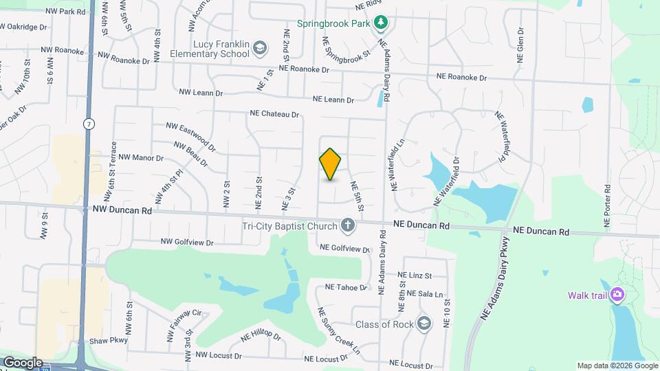1913 NE Grant Cir Map and Location Details