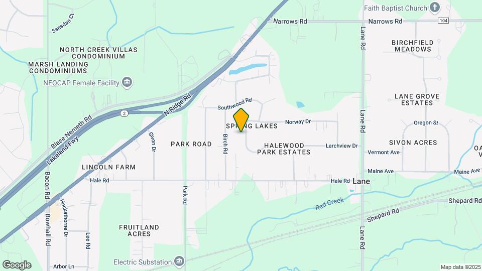 1021 Larchview Dr Map and Location Details