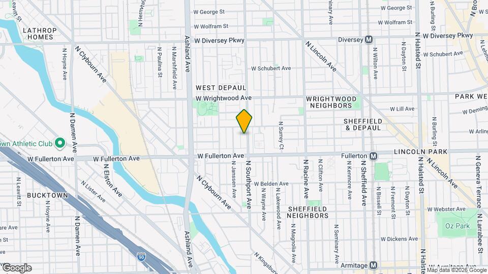 2440 N Southport Ave Map and Location Details
